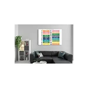 Mgi Design Şık Çocuk Sanatı Tablosu Bohem Kanvas Tablo Modern Ev Dekoru | Modern Duvar Dekoru | Salon, Yatak Odası Ve Ofis İçin | Sanatsal Ev Dekorasyonu 70x100 cm