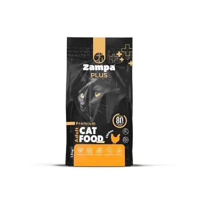 Zampa Plus Premium Tavuk Etli Yetişkin Kedi Maması 1,5kg