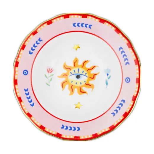 Baci Milano Mamma Mia Göz Desenli Tabak 22 cm