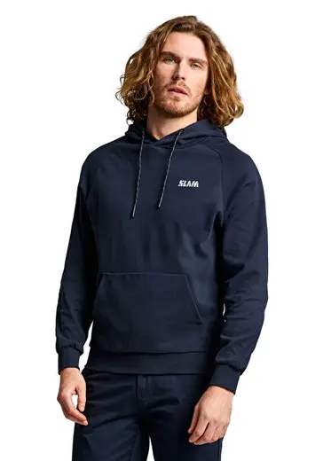Deck Lacivert Kapüşonlu Erkek Spor Sweatshirt