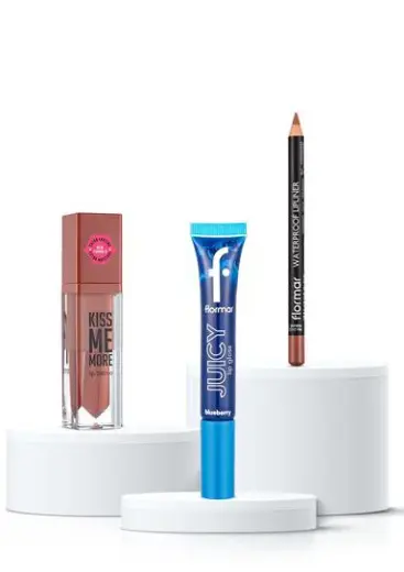 Nude Lip Combo 3'lü Dudak Makyajı Seti SET085 | Flormar
