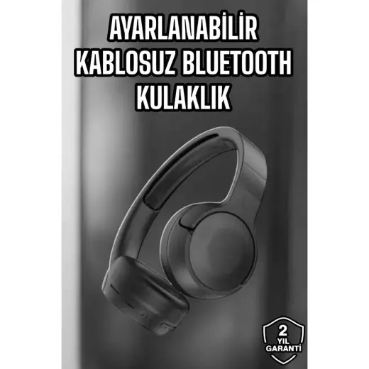 Uravas Store Kulak Üstü Kablosuz Bluetooth Kulaklık Gürültü Önleyici Uzun Şarj Süreli