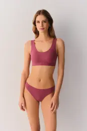 Gül Rengi Softly Secret Invisible Dikişsiz String Külot 3