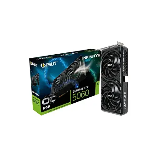 Palit RTX5060 INFINITY 2 OC 8 GB 128Bit GDDR7 NVIDIA DLSS 4 Ekran Kartı
