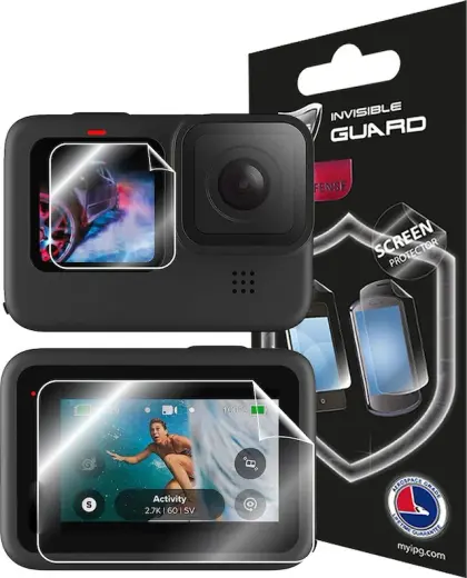 IPG GoPro Hero 11 Action Kamera Ekran Koruyucu (2x Arka ve 1x Ön)