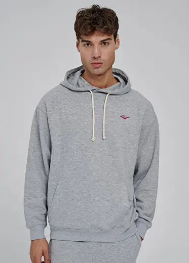 Ever Classics 2.0 Comfort Gri Kapüşonlu Erkek Spor Sweatshirt