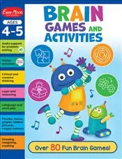 Brain Games and Activities Workbook : Ages 4 - 5