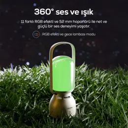 Xenon X6850 Lambalı Bluetooth Hoparlör - Beyaz 10