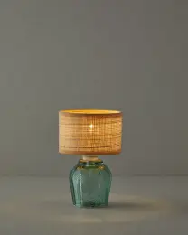 Loren Cam Abajur 12x19 cm Yeşil 6