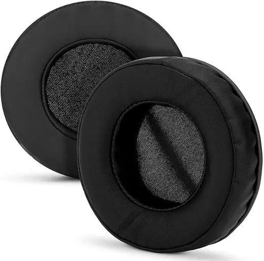 kulaklık pedi kulaklık süngeri kulaklık yastığı 65-110 mm kulaklık süngeri 7 cm kulaklık pedi 8 cm kulaklık süngeri 9 cm kulaklık yastıgı 10 cm kulaklık süngeri (75 mm x 75 mm Siyah Deri)