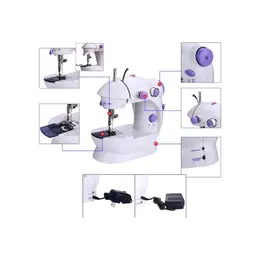 Auhma Mini Ev Dikiş Makinesi Pedallı Sewing Machine Portatif A+ Çok Fonksiyonlu 5