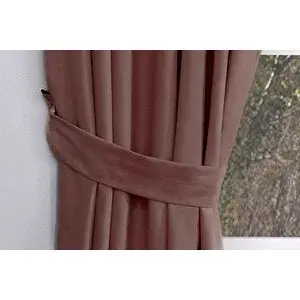 Vivense Fon Perde Kahverengi̇ 1-2,5 Orta Sik Pi̇le 100x260