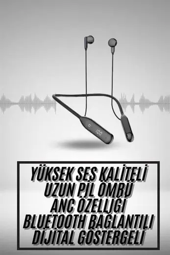 YamanHobi 60 Saat Bluetooth Kulaklık Kablolu ANC Özellikli Kulaklık -