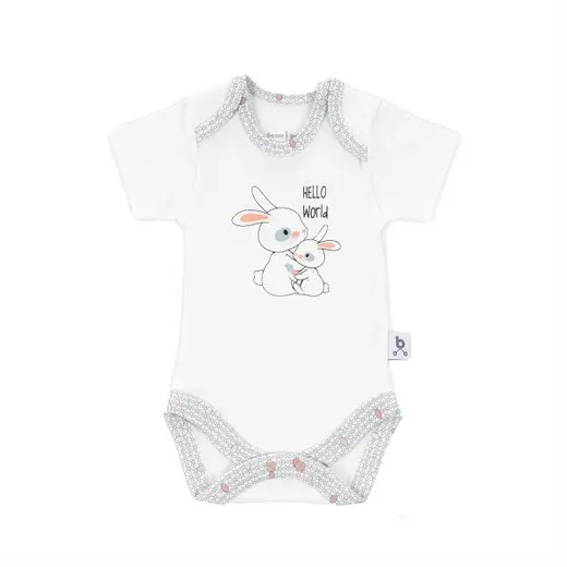 Gezenbebe Hero Bebekler İçin Kısa Kol Body - Bunny