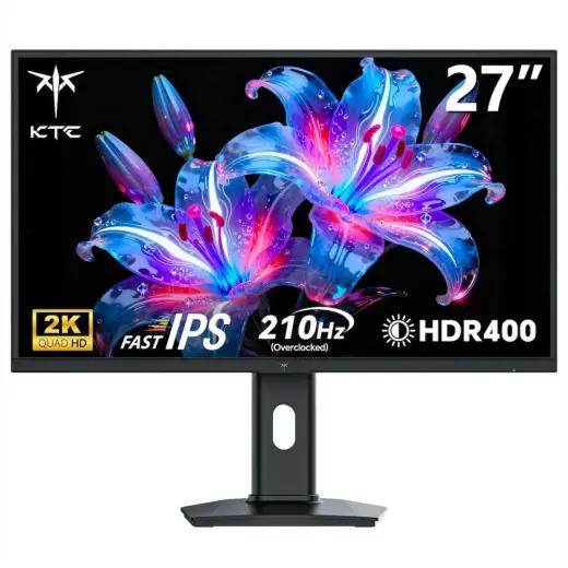 KTC H27T7P 27" 1ms MPRT 200Hz (2xHDMI+2xDisplay) HDR400 FreeSync + G-Sync Fast IPS 2K QHD (2560 x 1440) Oyuncu Monitörü