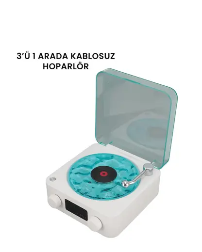 Kablosuz Bluetooth Hoparlör MAVİ