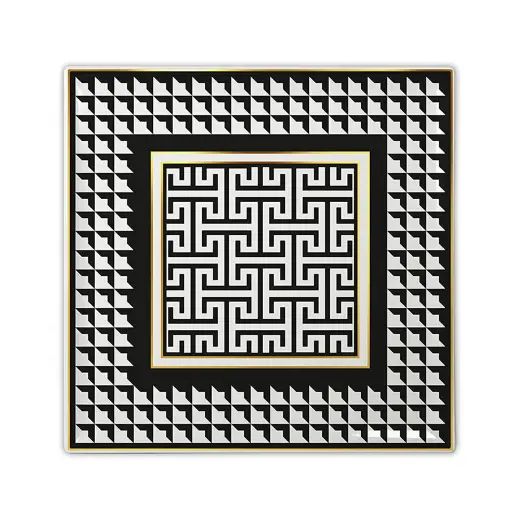 Baci Milano Optical Kare Tepsi 30 cm x 30 cm