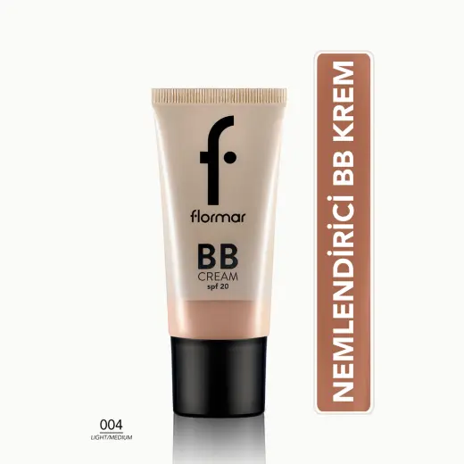 Flormar Kremsi Dokulu SPF20 BB Krem 004 Light/Medium: Sıcak Alt Ton