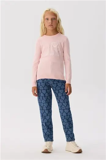 Guess Kız Çocuk Pembe Sweatshirt