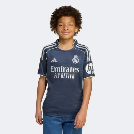 adidas Real Madrid 25-26 Deplasman Çocuk Lacivert Futbol Forması