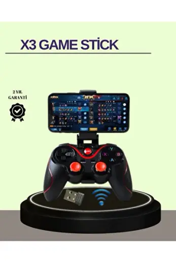 Mey İthalat® Çift Analog Joystick ve 14 Tuşlu Bluetooth Oyun Kumandası