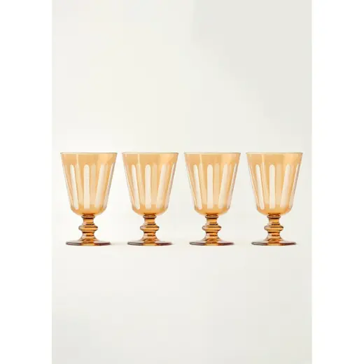 Bella Maison Royal Cup 4'lü Amber (280 Cc)
