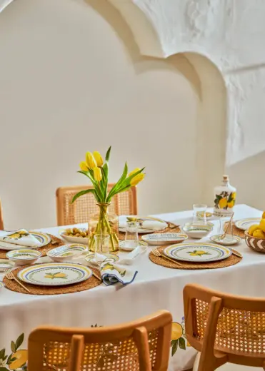 Lemoncello Porselen 52 Parça 12 Kişilik Kahvaltı Takımı
