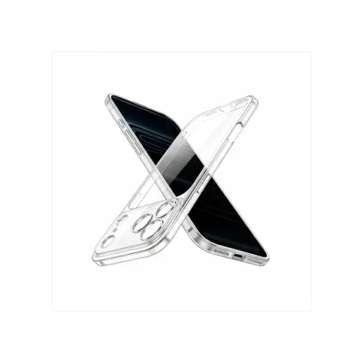 Apple iPhone 17 Pro Uyumlu Kılıf Şeffaf Kamera Korumalı 3d
