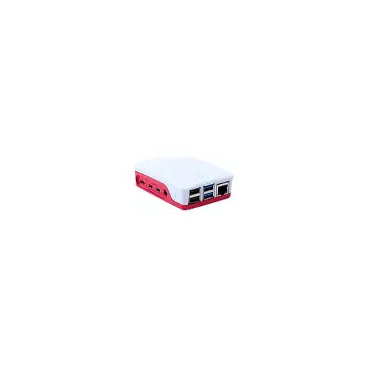 Prime Raspberry Pi 4b Muhafaza Kutusu - Kırmızı, Beyaz (Klon)