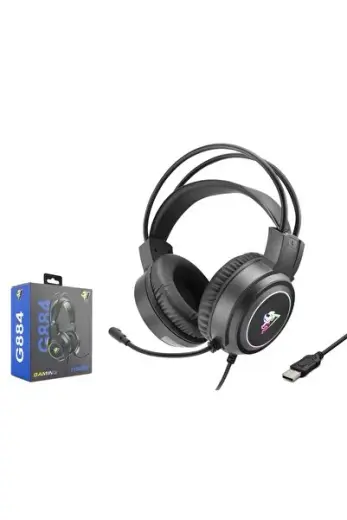 NODAR G884 Gaming Kulaklık USB - Siyah