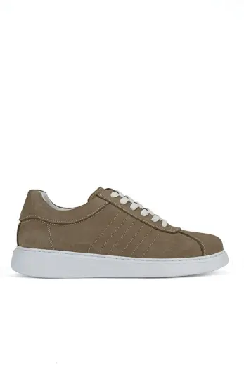 Erkek Hakiki Deri Sneaker 1611066Z2880 Kum