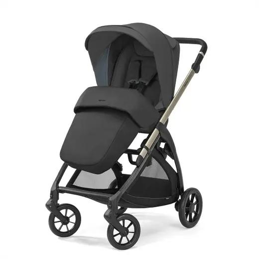 Inglesina Electa+ Tek El Tek Hamle ile Katlanıp Açılan Çift Yön Bebek Arabası - Upper Black