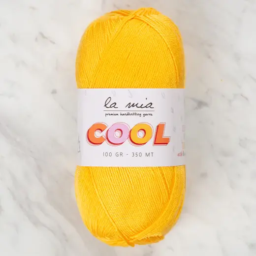 La Mia Cool Sarı El Örgü İpi - L003