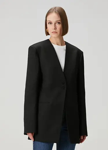 Winsen Siyah Blazer