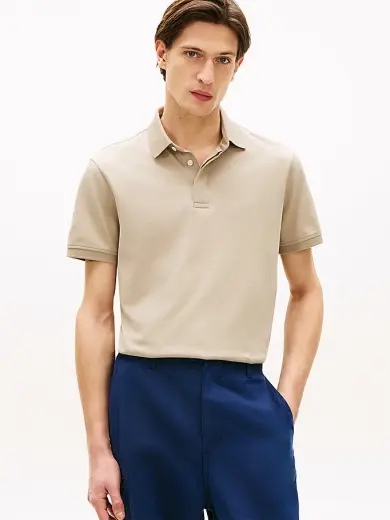 Erkek Hidden Placket Regular Polo T-shirt