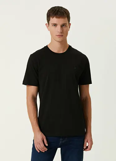 Siyah Logolu T-shirt
