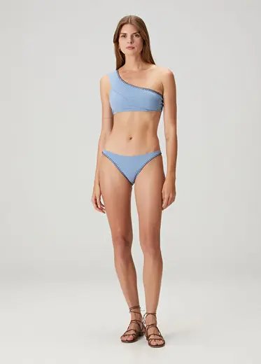 Saltwater Kahve Mavi Bikini Altı