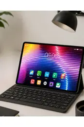 Çok Amaçlı Android Tablet Seti Klavye Kalem ve Koruyucu Aksesuarlı - 1