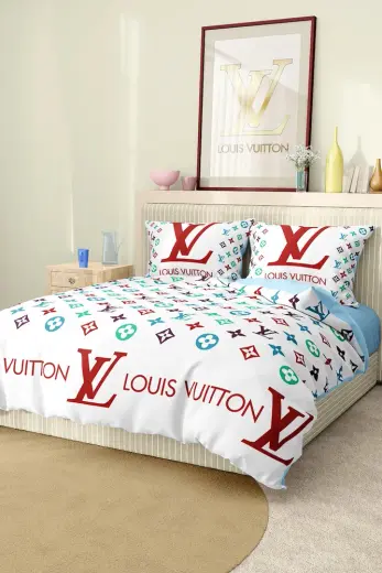 Marka Nevresim Takımı Çift Kişilik Pamuklu Saten Kumaş 6 Parça 3D Dijital Baskı Duvet Cover Set