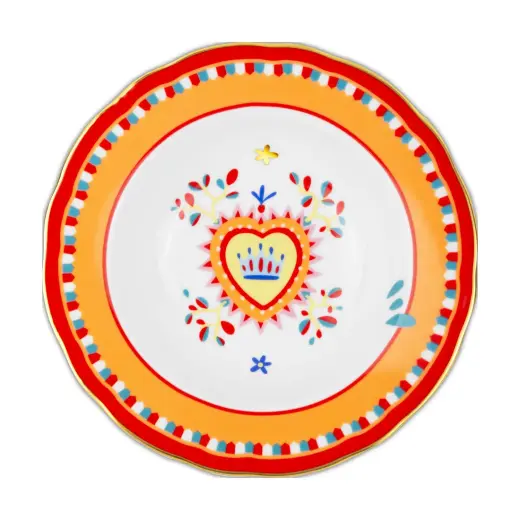 Baci Milano Mamma Mia Kalp Desenli Tabak 22 cm
