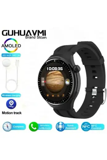 Yeni Watch Spor Erkek Saati Arama,gps,bluetooth Uyumlu Android Ios Akıllı Saat