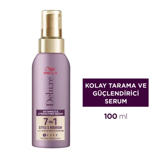 Wella Deluxe Kolay Tarama & Güçlendirici Serum 100 ml