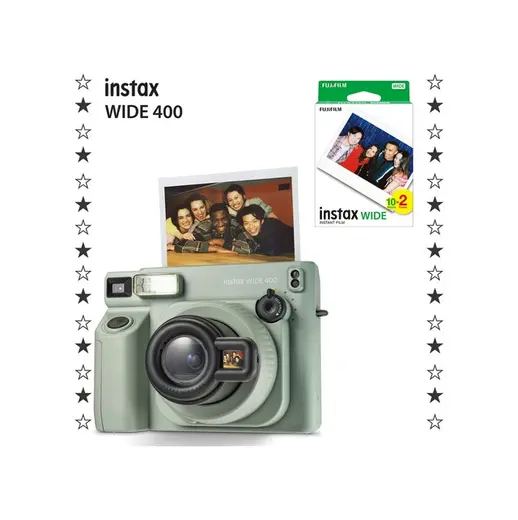 Instax Wide 400 Fotoğraf Makinesi + 20'li Film