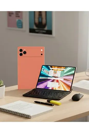 Klavyeli Android Tablet Geniş Hafıza Seçenekleri ve IPS Ekran - LSNTKN-RS4937