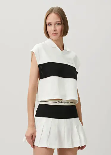 Classic Boxy Siyah Beyaz Polo Üst
