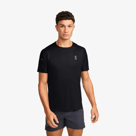 On Performance Erkek Siyah T-Shirt