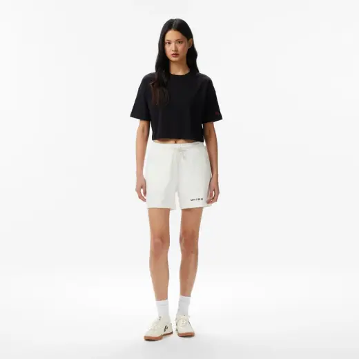 UNITED4 Regular Fit Kadın Bej Şort