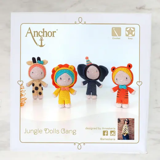 Anchor Orman Bebekleri Çetesi Amigurumi Kiti - A28C002-09063