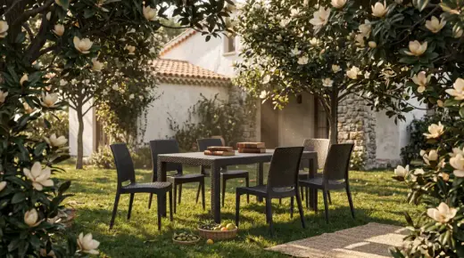 Rattan Large Masa Takımı