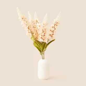 Evidea Deco Sümbül 5'li Dal Çiçek - Krem - 55 cm